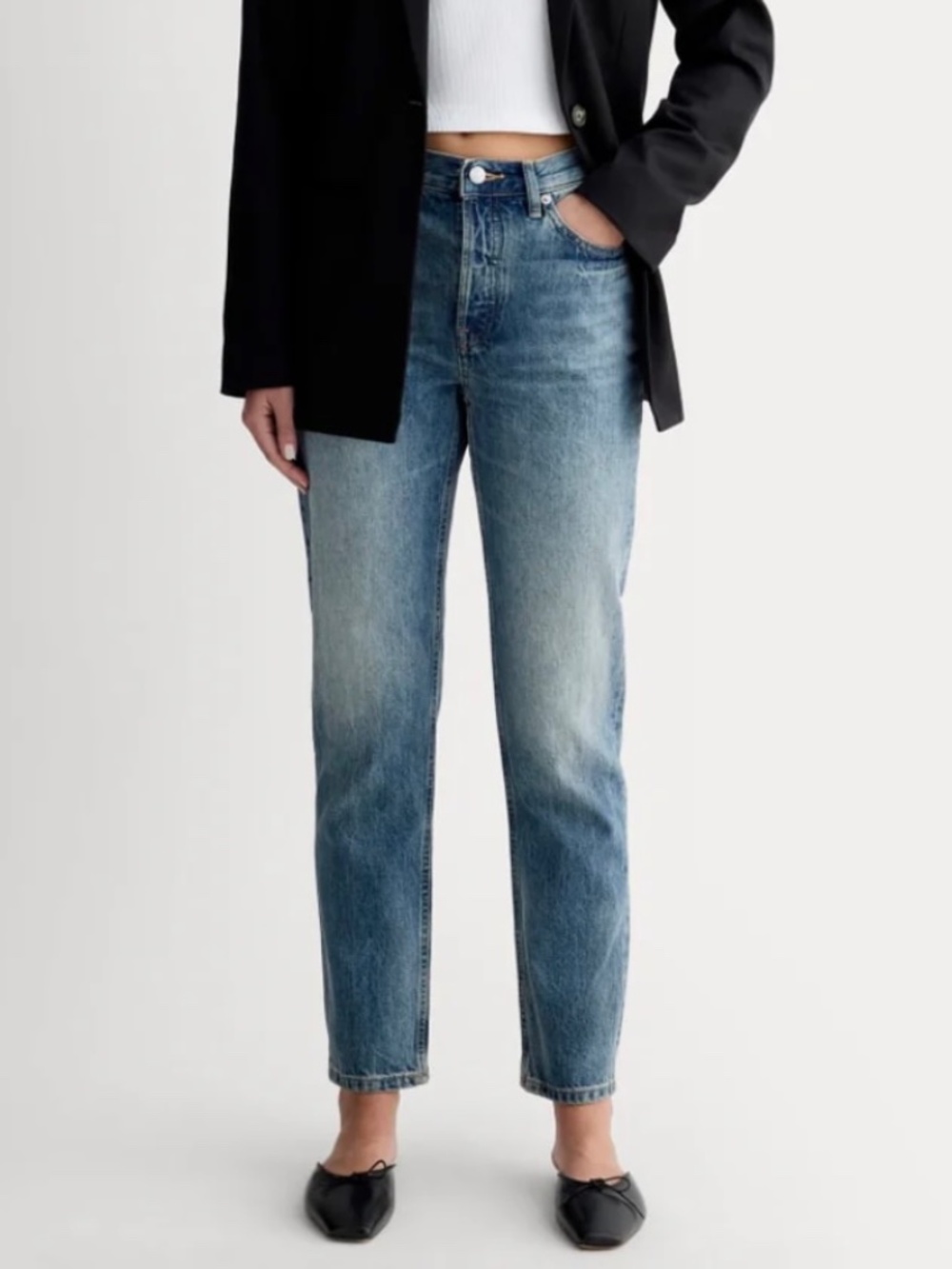Everlane The 90s Cheeky Jean Straight Leg Ankle